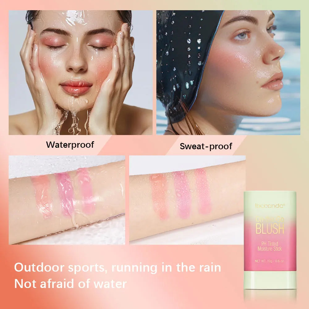 PixiBlush Stick 3 en 1 – Cambio de Temperatura, Mejillas y Labios