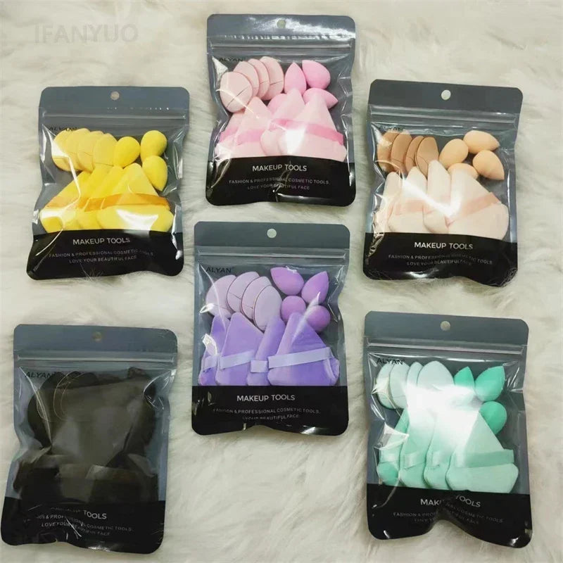 Set de 12 Esponjas Cosméticas – Multicolor, Suaves y Versátiles
