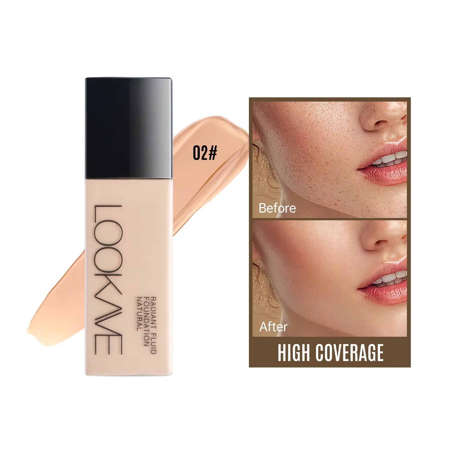 Base de Maquillaje Líquida 21 g – Cobertura Total