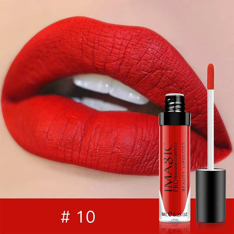 IMAGIC Labiales Mate 28 Colores – Larga Duración y Resistente al Agua