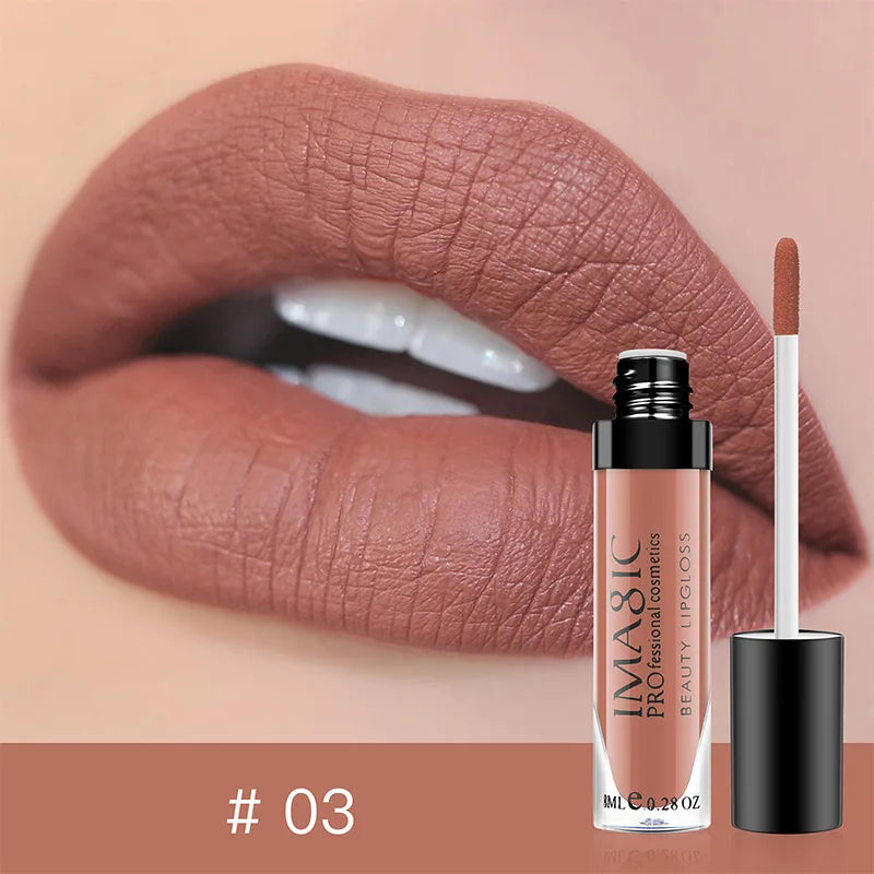 IMAGIC Labiales Mate 28 Colores – Larga Duración y Resistente al Agua
