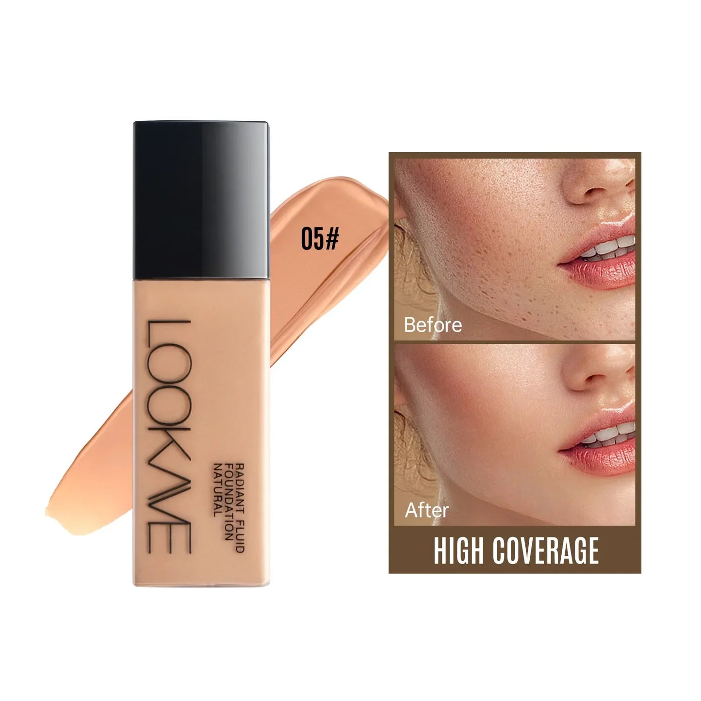 Base de Maquillaje Líquida 21 g – Cobertura Total