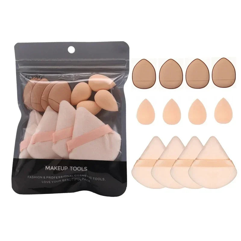 Set de 12 Esponjas Cosméticas – Multicolor, Suaves y Versátiles
