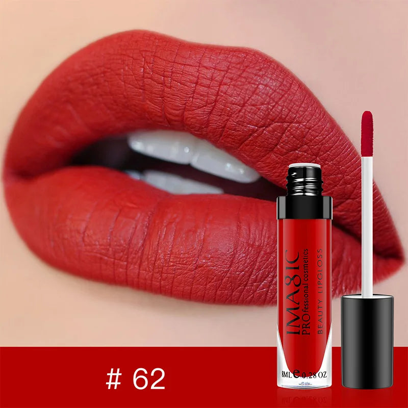 IMAGIC Labiales Mate 28 Colores – Larga Duración y Resistente al Agua