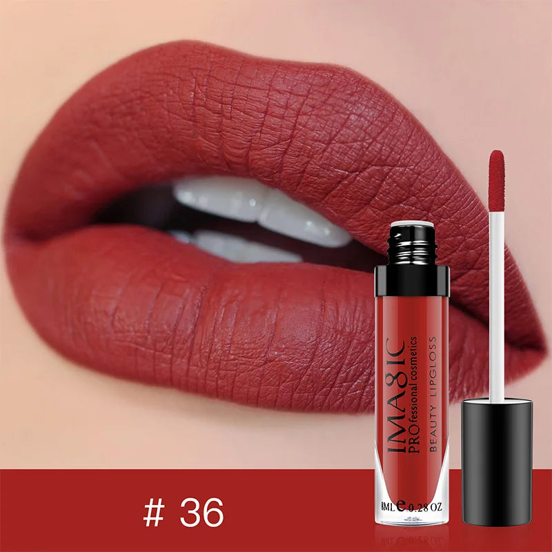 IMAGIC Labiales Mate 28 Colores – Larga Duración y Resistente al Agua