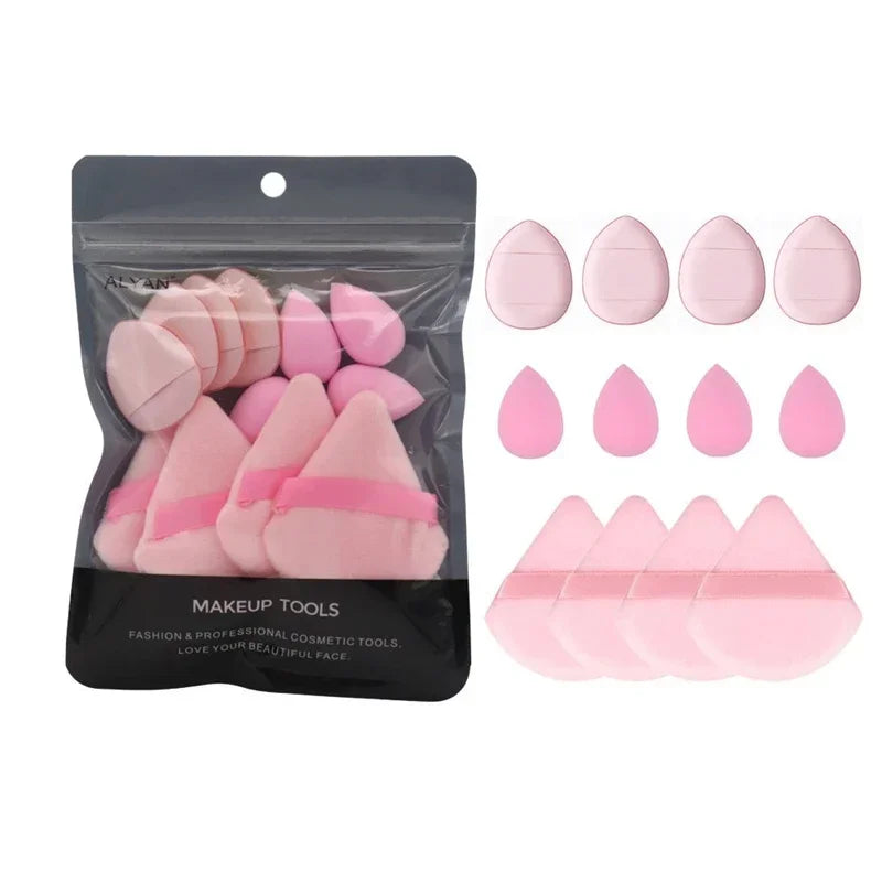Set de 12 Esponjas Cosméticas – Multicolor, Suaves y Versátiles