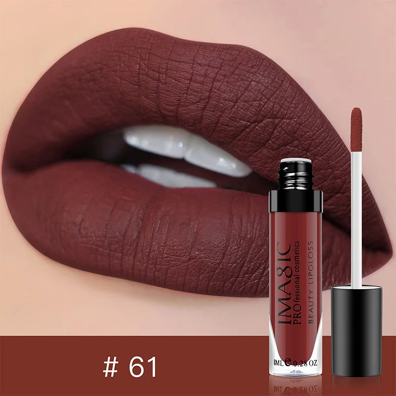 IMAGIC Labiales Mate 28 Colores – Larga Duración y Resistente al Agua