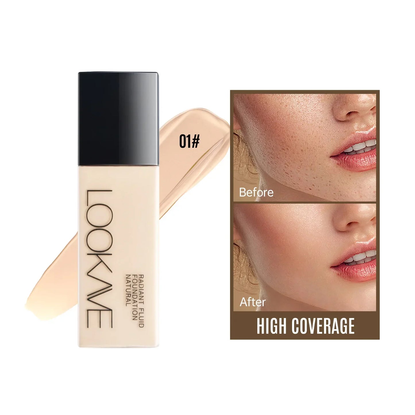 Base de Maquillaje Líquida 21 g – Cobertura Total