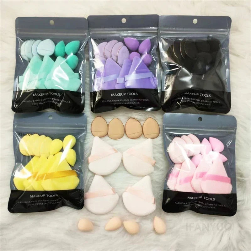 Set de 12 Esponjas Cosméticas – Multicolor, Suaves y Versátiles