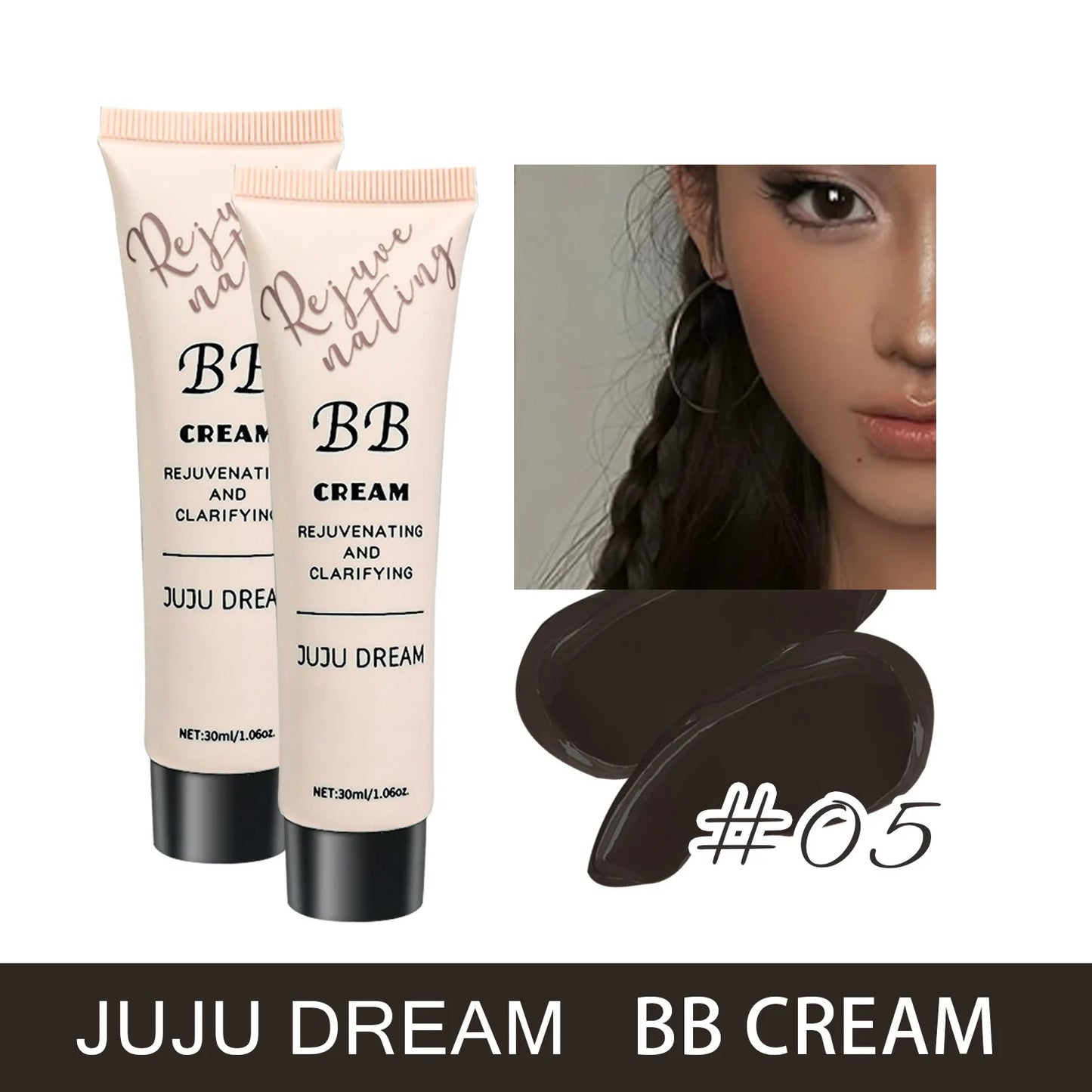 BB Cream Líquida – Hidratante, Control de Grasa y Larga Duraciónr
