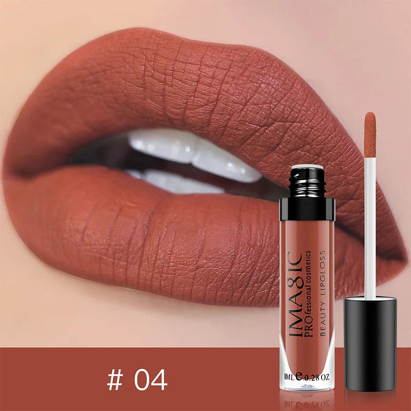 IMAGIC Labiales Mate 28 Colores – Larga Duración y Resistente al Agua