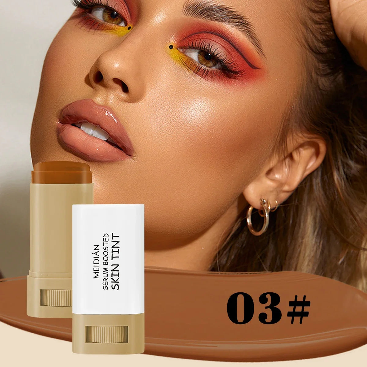 Base en Stick Bronce con Sérum Hidratante