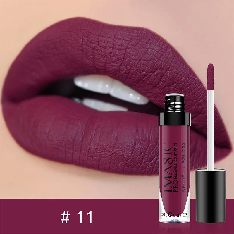 IMAGIC Labiales Mate 28 Colores – Larga Duración y Resistente al Agua