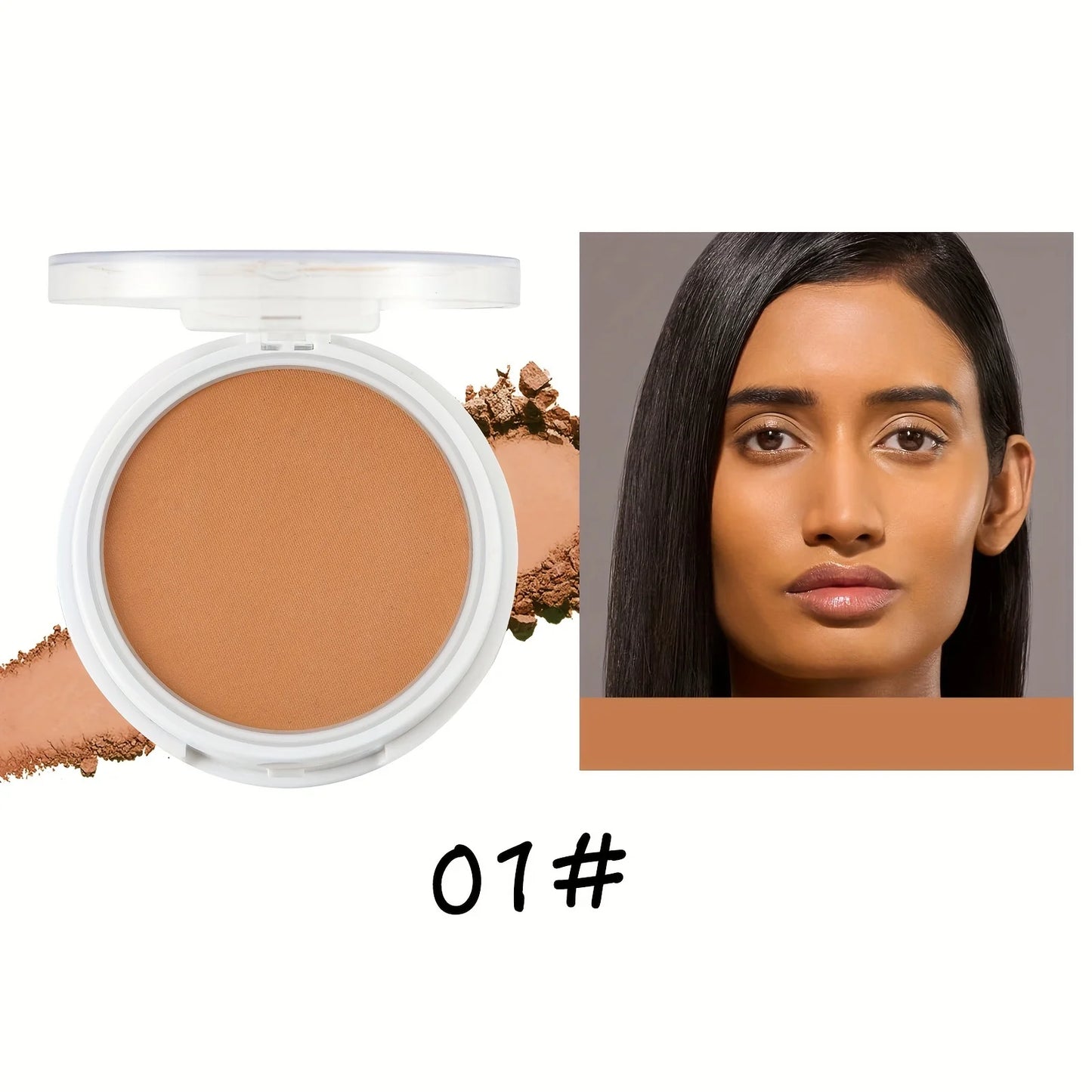Polvo Bronceador Wheat – Acabado Mate, Resistente a Sudor y Grasa