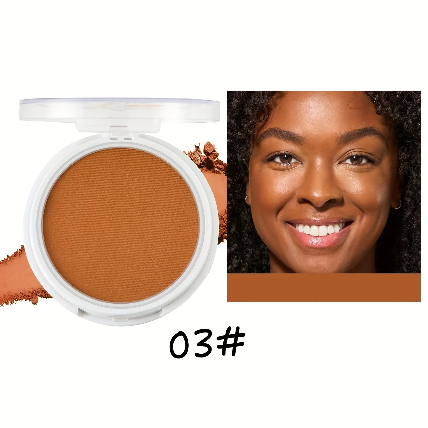 Polvo Bronceador Wheat – Acabado Mate, Resistente a Sudor y Grasa