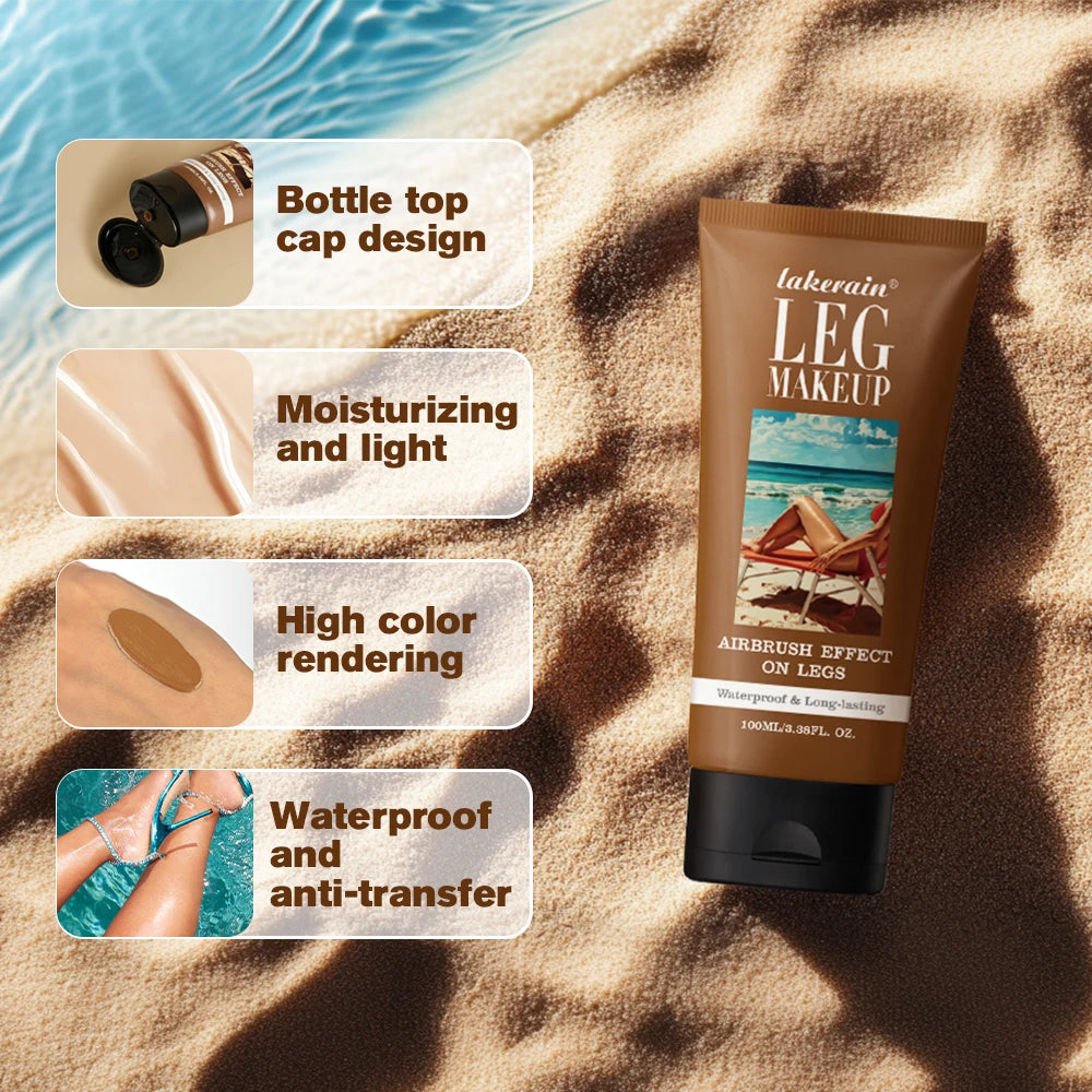 Base Líquida y Corrector 100ml – Larga Duración, Waterproof y Anti-Transfer
