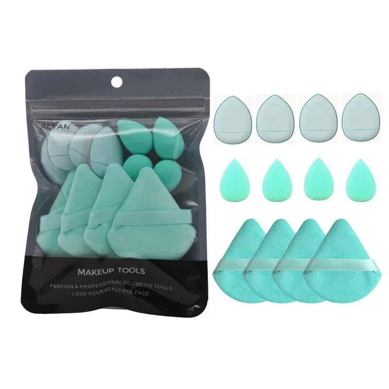 Set de 12 Esponjas Cosméticas – Multicolor, Suaves y Versátiles
