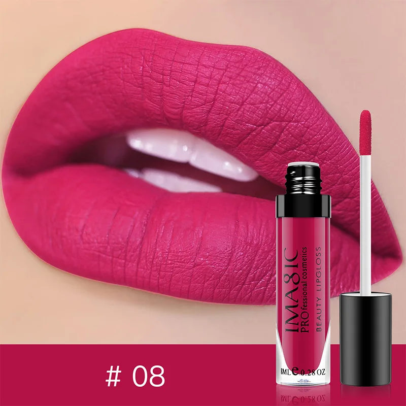 IMAGIC Labiales Mate 28 Colores – Larga Duración y Resistente al Agua