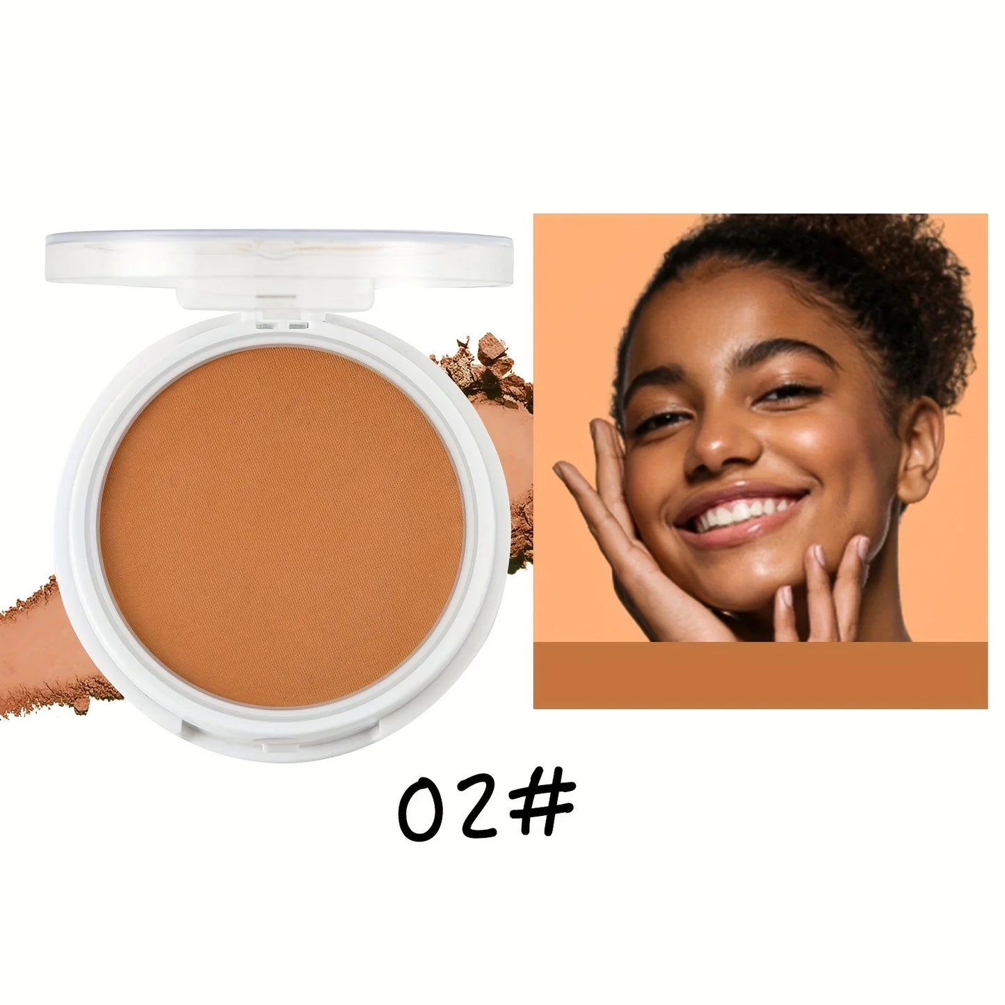 Polvo Bronceador Wheat – Acabado Mate, Resistente a Sudor y Grasa