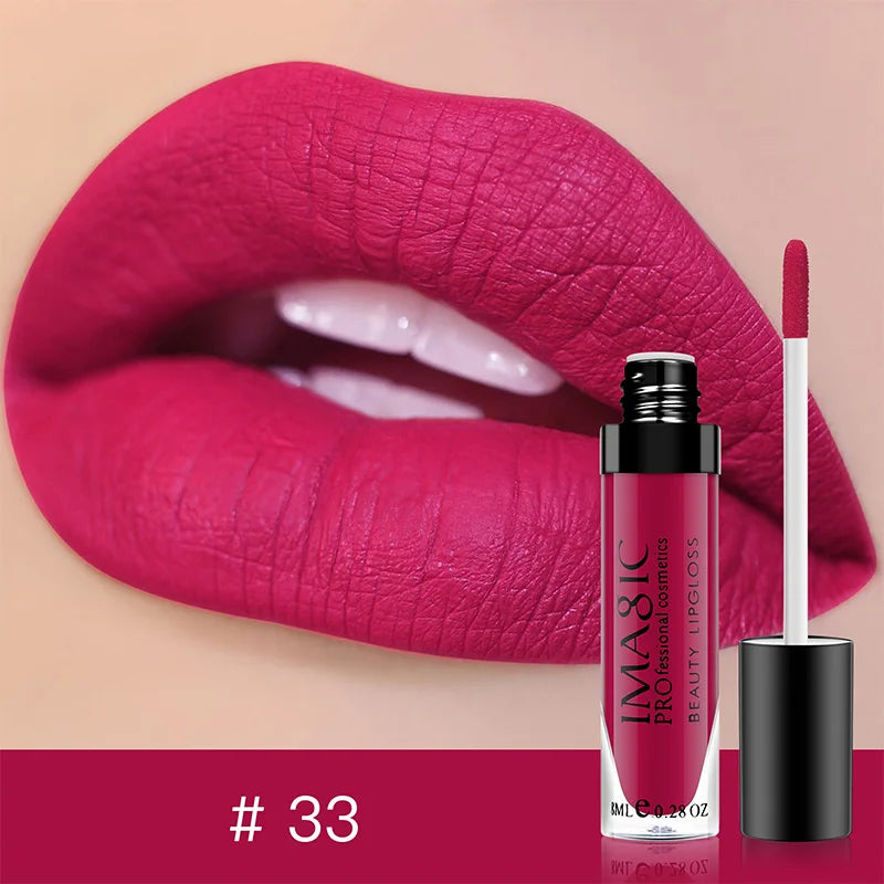 IMAGIC Labiales Mate 28 Colores – Larga Duración y Resistente al Agua
