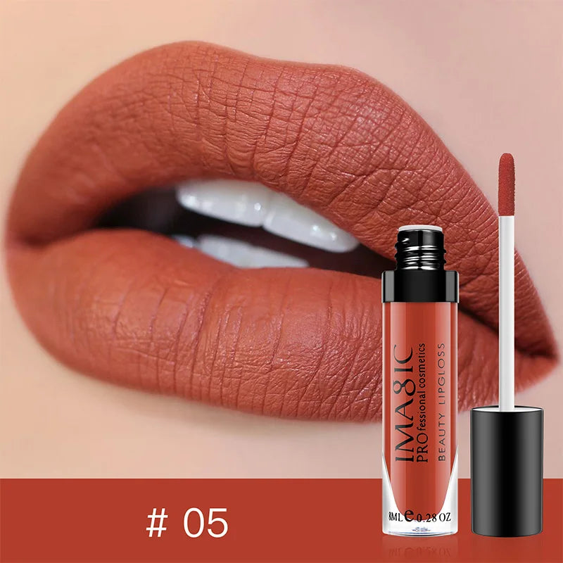 IMAGIC Labiales Mate 28 Colores – Larga Duración y Resistente al Agua