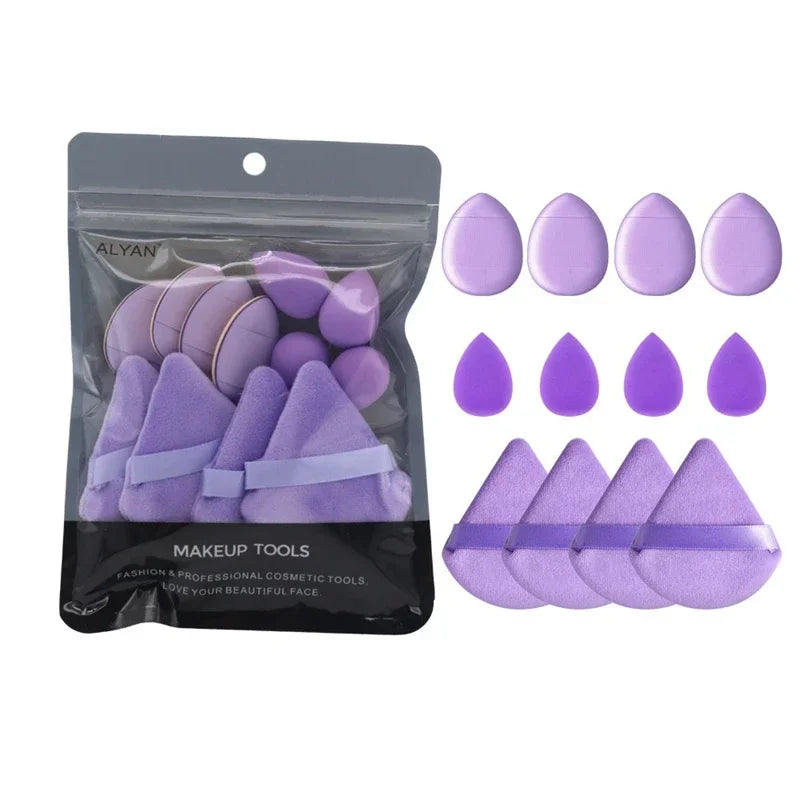 Set de 12 Esponjas Cosméticas – Multicolor, Suaves y Versátiles