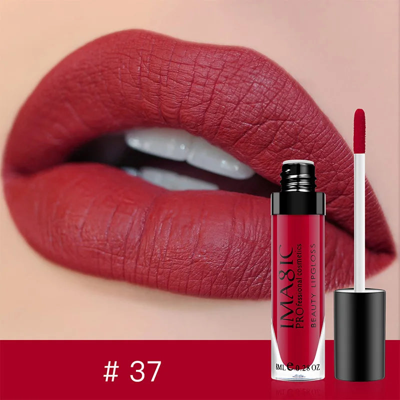 IMAGIC Labiales Mate 28 Colores – Larga Duración y Resistente al Agua