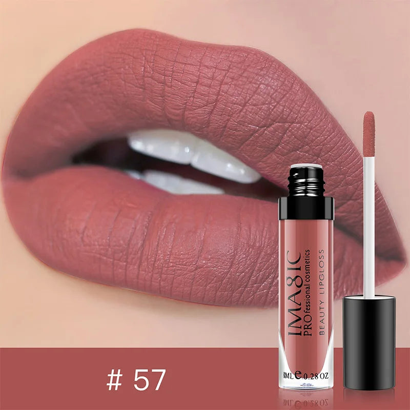 IMAGIC Labiales Mate 28 Colores – Larga Duración y Resistente al Agua