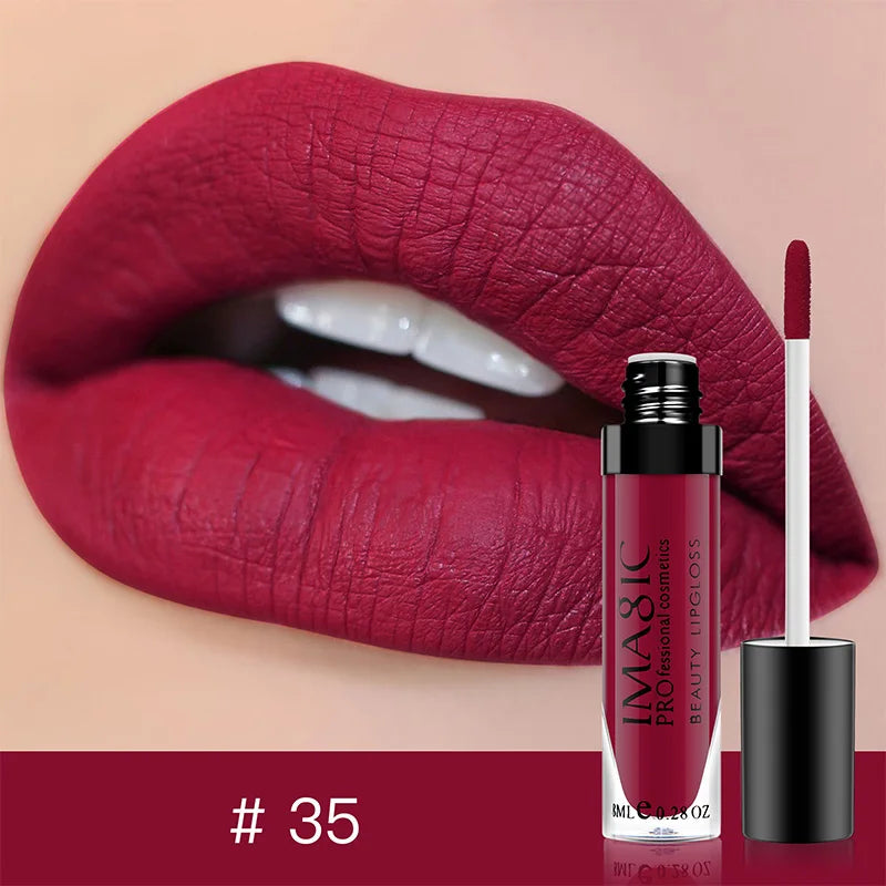 IMAGIC Labiales Mate 28 Colores – Larga Duración y Resistente al Agua