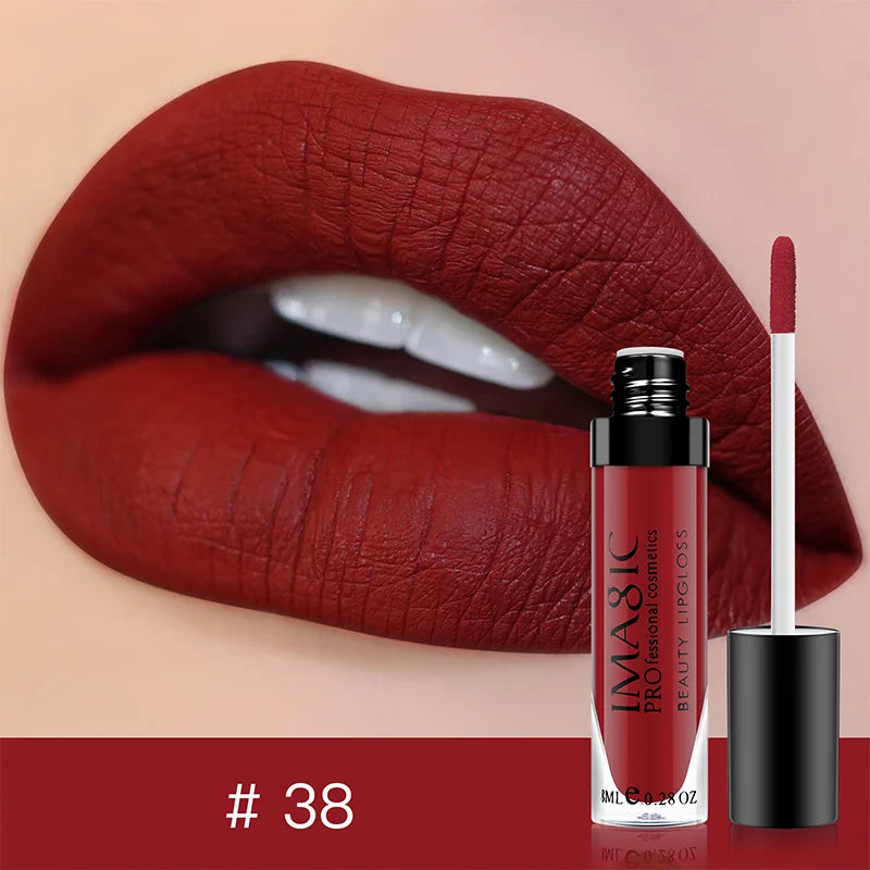 IMAGIC Labiales Mate 28 Colores – Larga Duración y Resistente al Agua