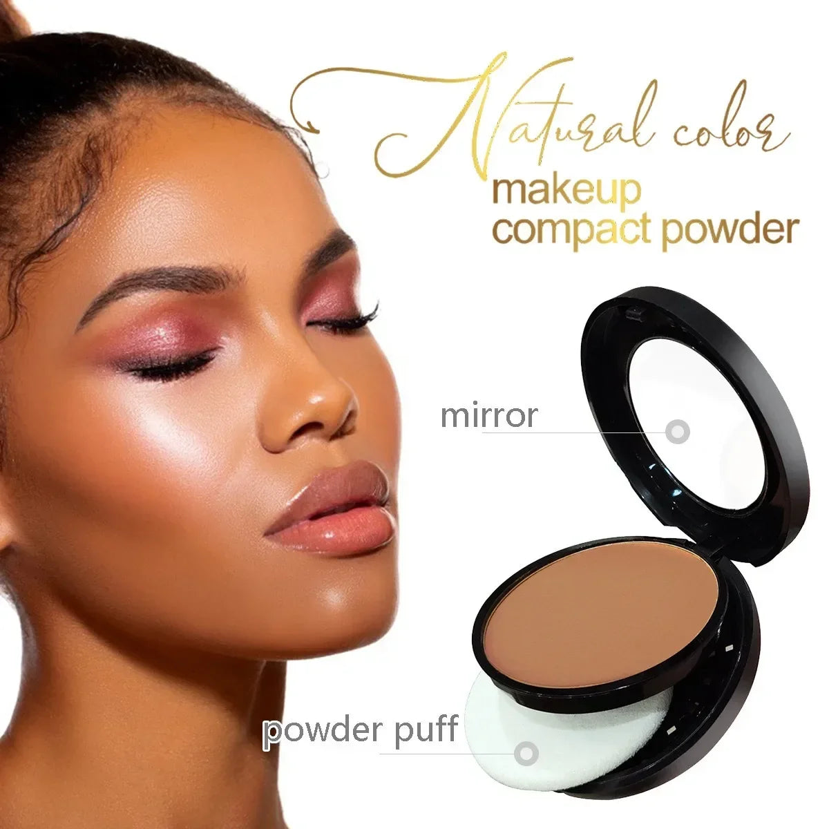 Polvo Bronceador Wheat – Piel Oscura, Acabado Mate y Resistente