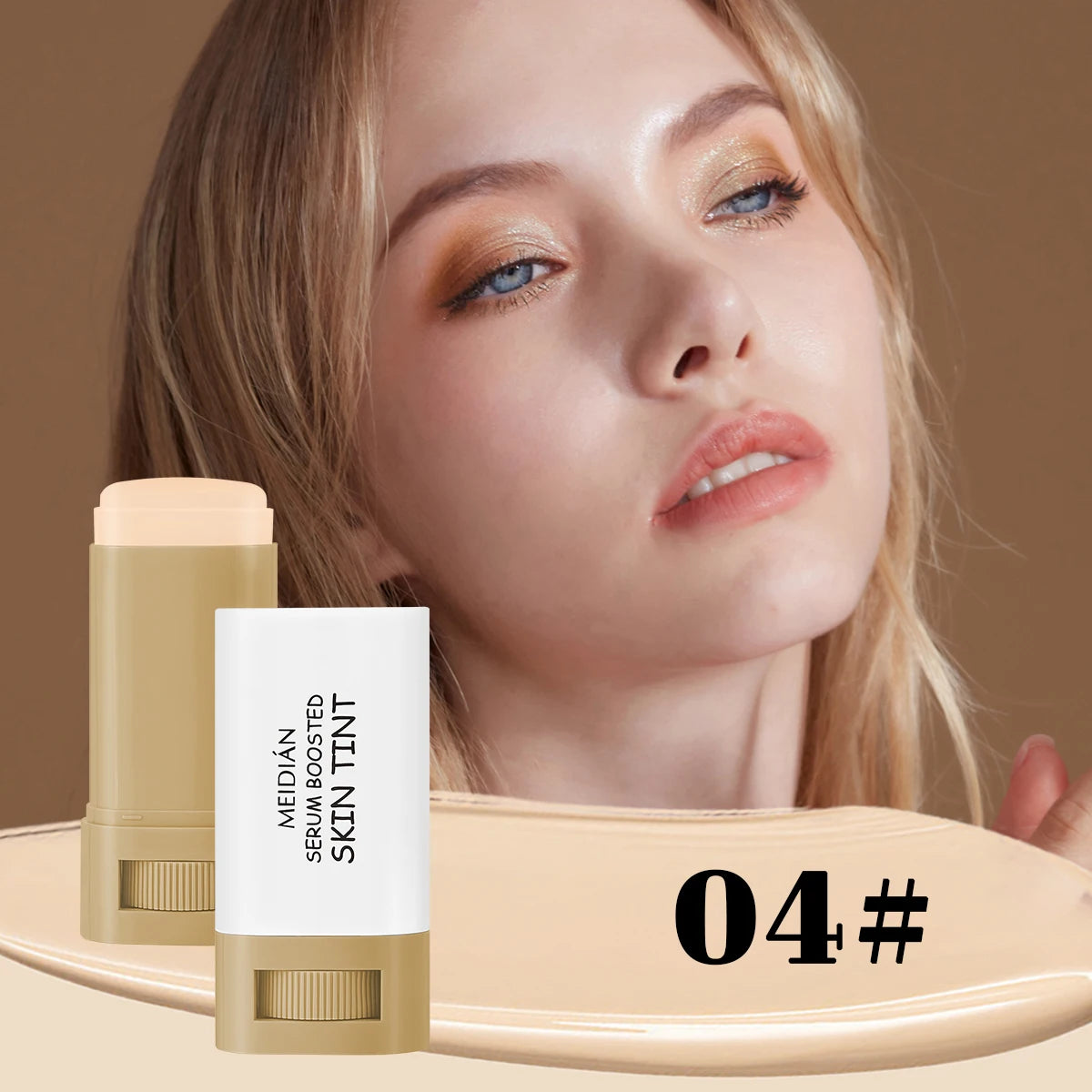 Base en Stick Bronce con Sérum Hidratante